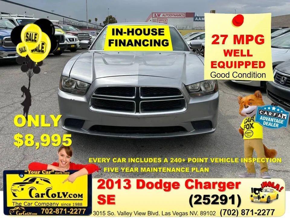 used 2013 Dodge Charger car, priced at $8,995