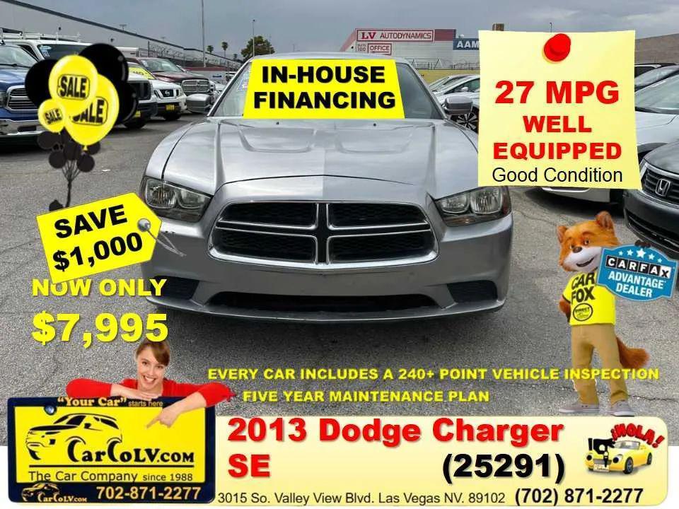 used 2013 Dodge Charger car, priced at $7,995