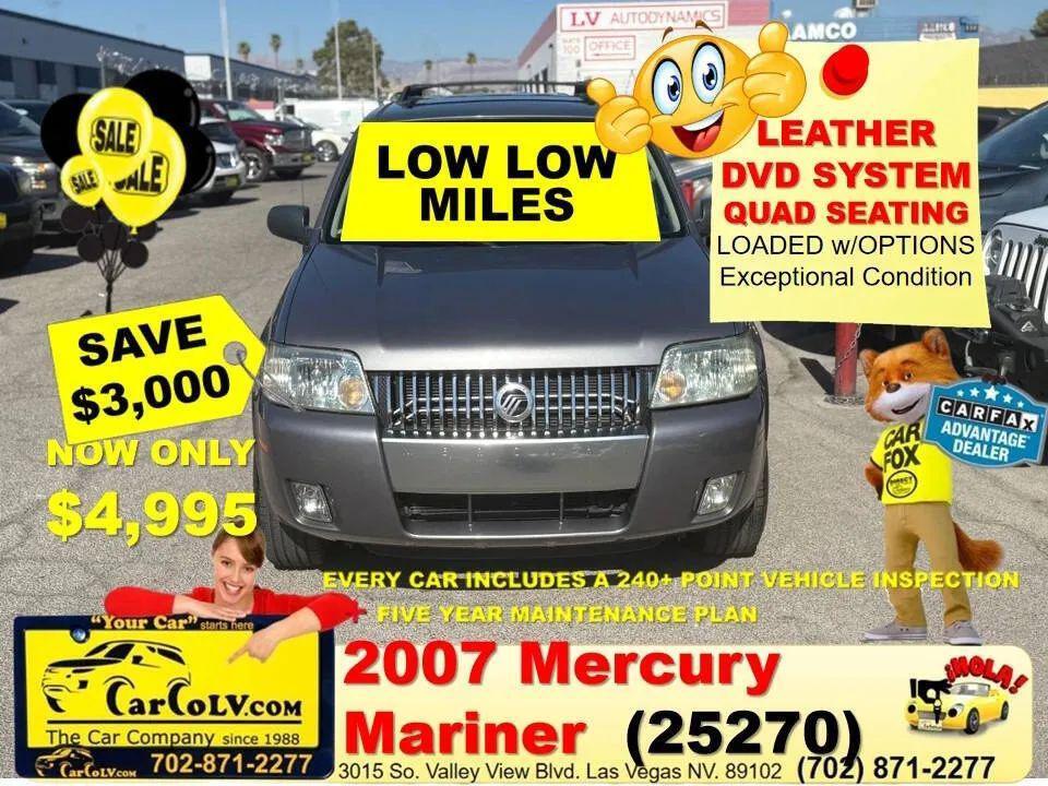 used 2007 Mercury Mariner car, priced at $4,995