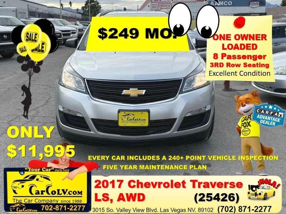 used 2017 Chevrolet Traverse car, priced at $11,995