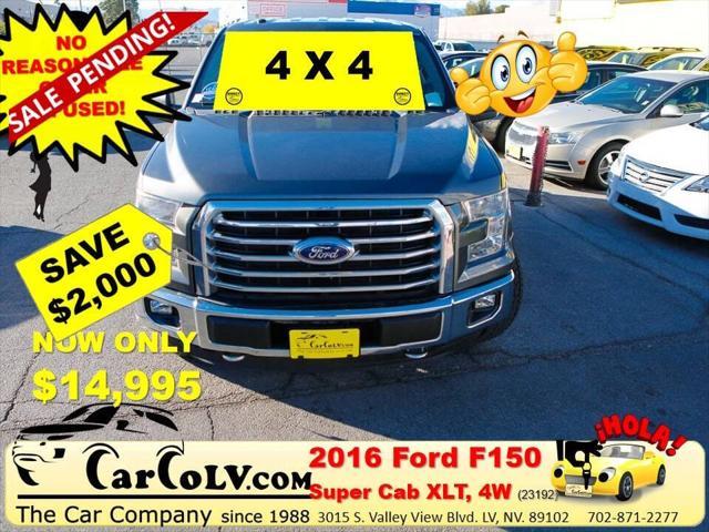 used 2016 Ford F-150 car, priced at $14,995