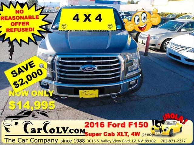 used 2016 Ford F-150 car, priced at $14,995