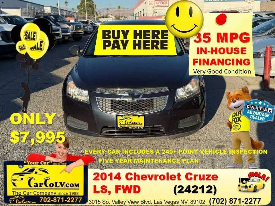 used 2014 Chevrolet Cruze car, priced at $7,995