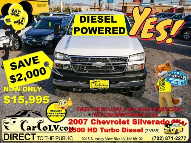 used 2007 Chevrolet Silverado 2500 car, priced at $15,995