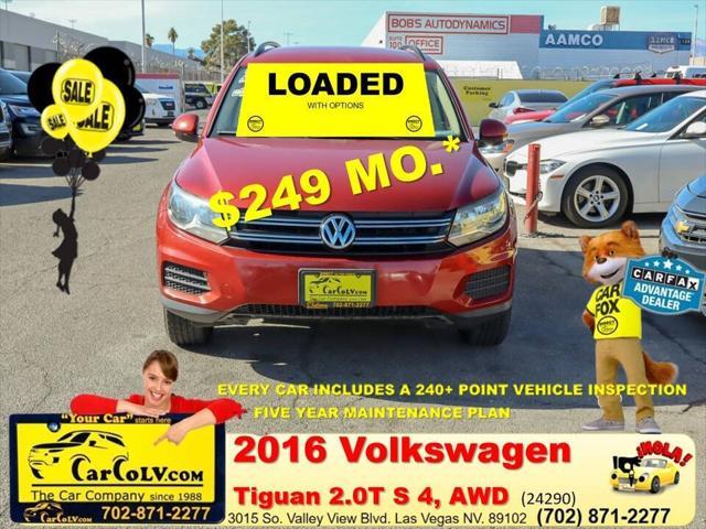 used 2016 Volkswagen Tiguan car, priced at $11,995