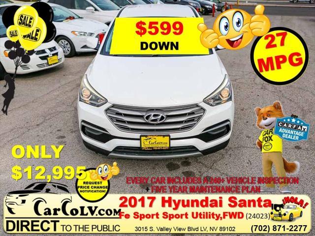 used 2017 Hyundai Santa Fe Sport car, priced at $12,995