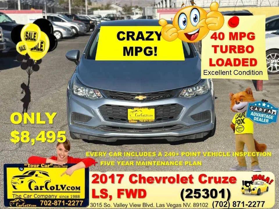 used 2017 Chevrolet Cruze car, priced at $8,495