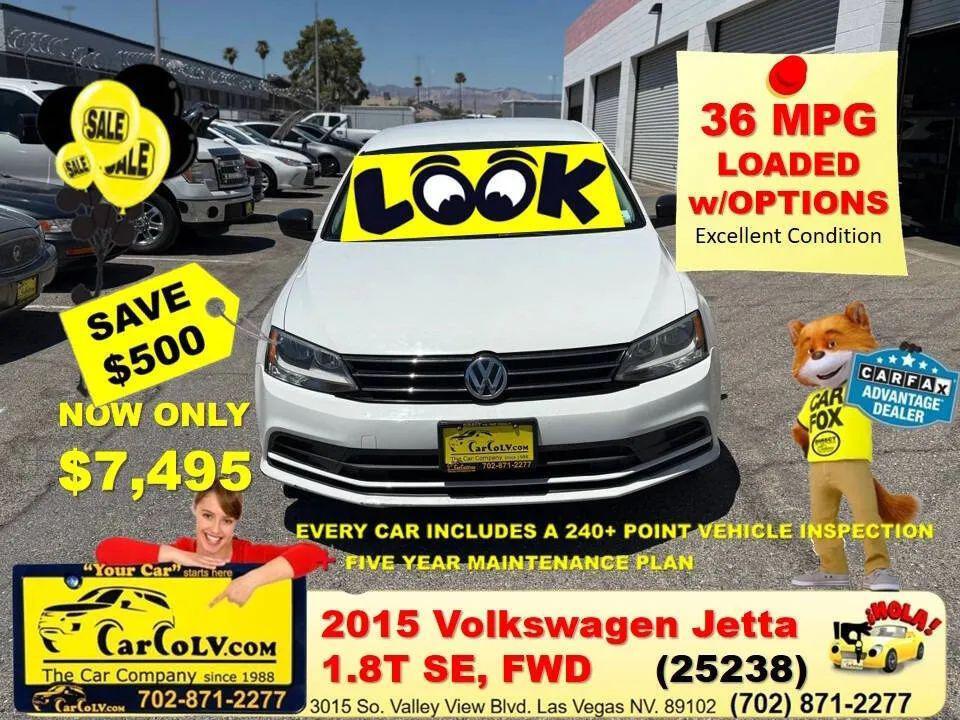 used 2015 Volkswagen Jetta car, priced at $7,495
