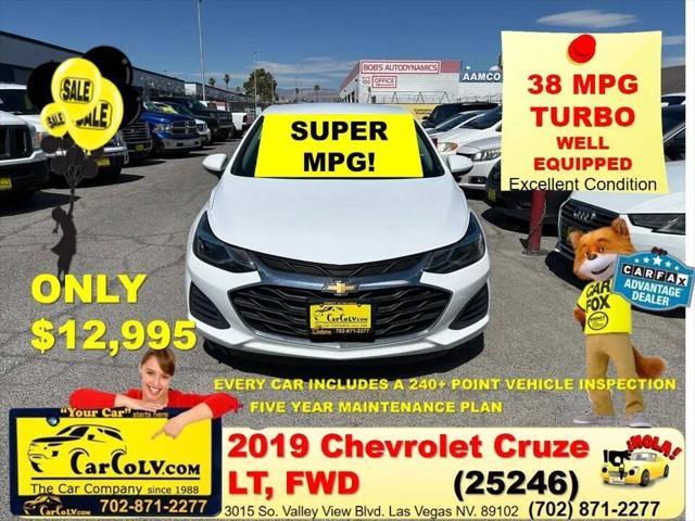 used 2019 Chevrolet Cruze car, priced at $12,995