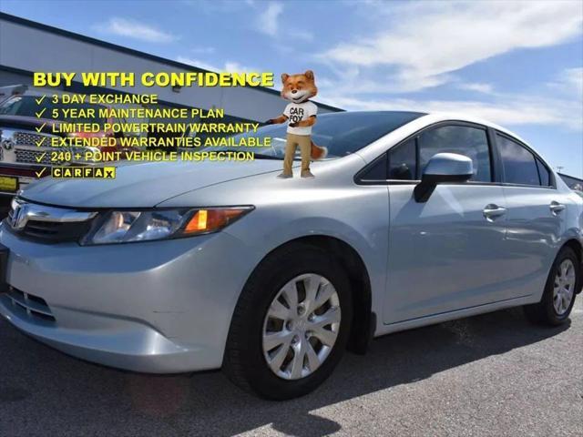 used 2012 Honda Civic car, priced at $8,495
