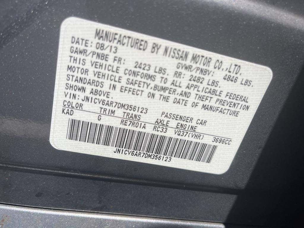used 2013 INFINITI G37x car, priced at $14,999