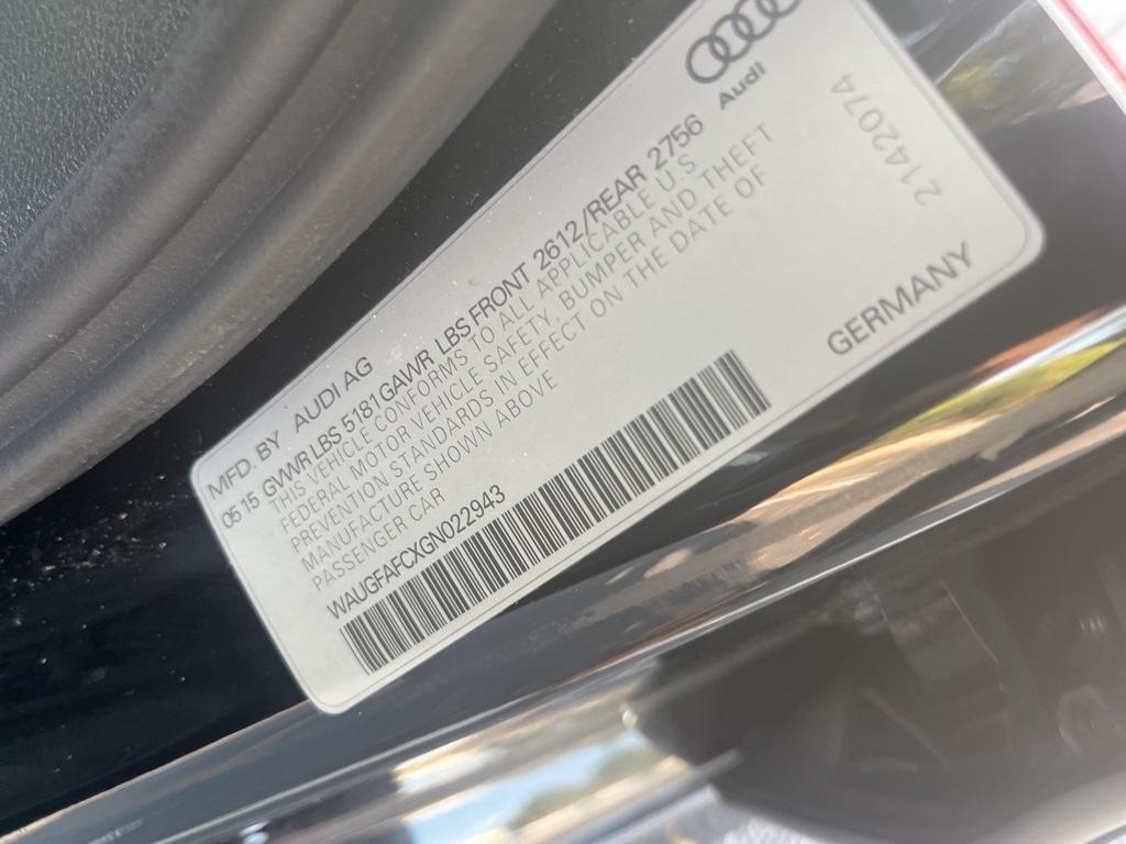 used 2016 Audi A6 car, priced at $9,500