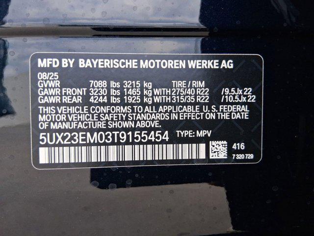 new 2026 BMW X7 car, priced at $101,385