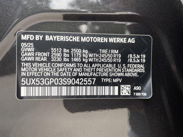 new 2025 BMW X3 car, priced at $54,460