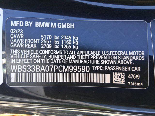 used 2023 BMW M4 car, priced at $76,097