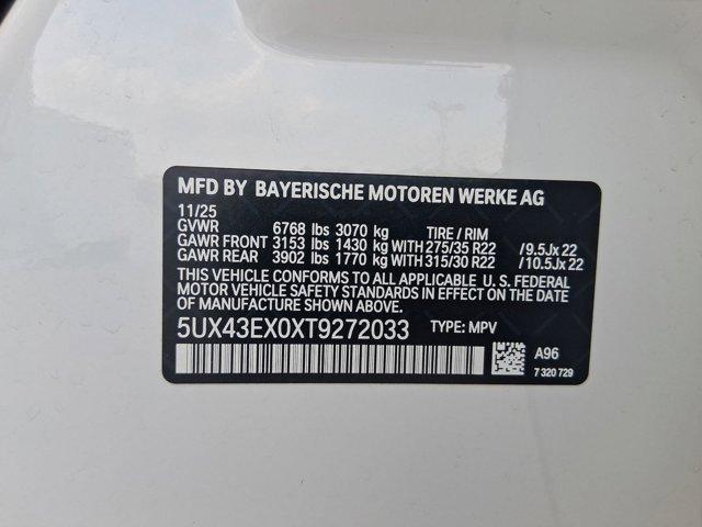 new 2026 BMW X6 car, priced at $111,925