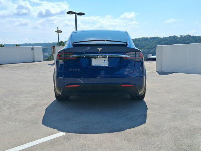 used 2018 Tesla Model X car, priced at $27,596