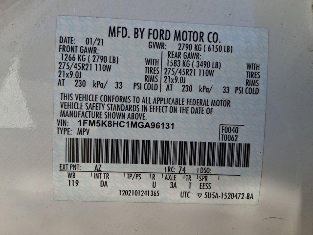 used 2021 Ford Explorer car, priced at $28,097