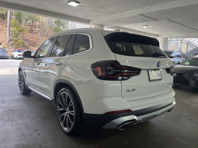 used 2022 BMW X3 car, priced at $34,996