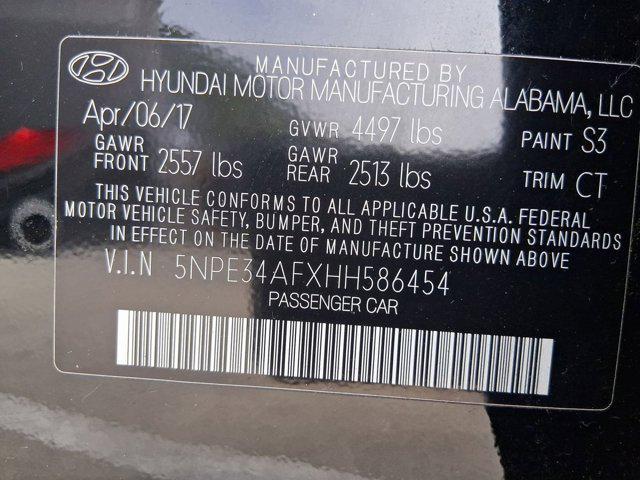 used 2017 Hyundai Sonata car, priced at $14,097