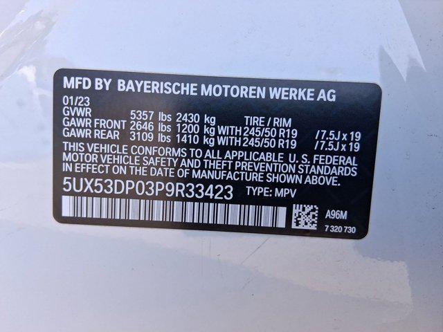 used 2023 BMW X3 car, priced at $36,097