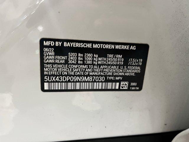 used 2022 BMW X3 car, priced at $35,997