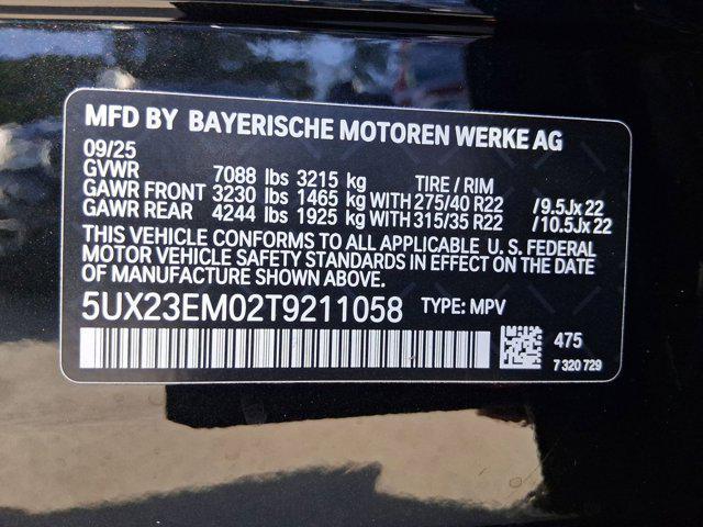 new 2026 BMW X7 car, priced at $105,685