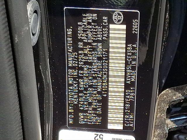 new 2025 Toyota Camry car, priced at $34,392