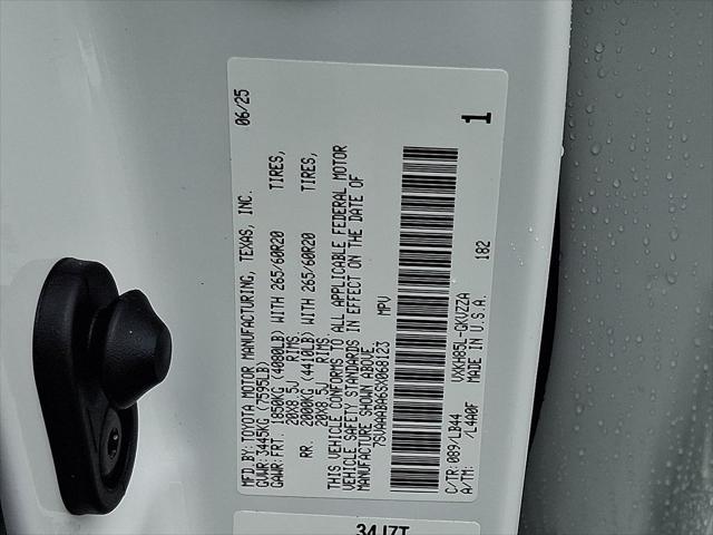 new 2025 Toyota Sequoia car, priced at $87,649