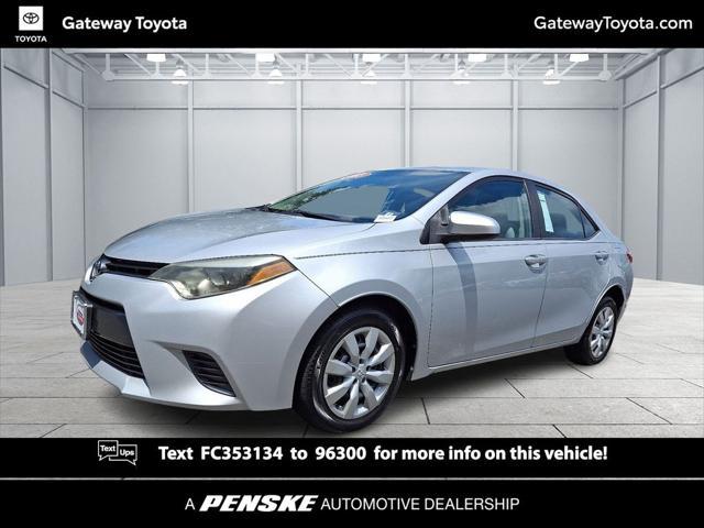 used 2015 Toyota Corolla car, priced at $14,265