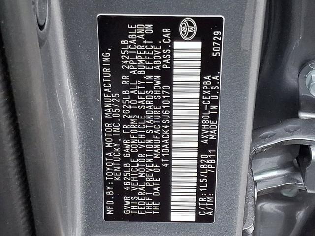 new 2025 Toyota Camry car, priced at $38,996