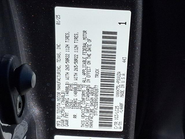 new 2025 Toyota Tundra Hybrid car, priced at $84,478