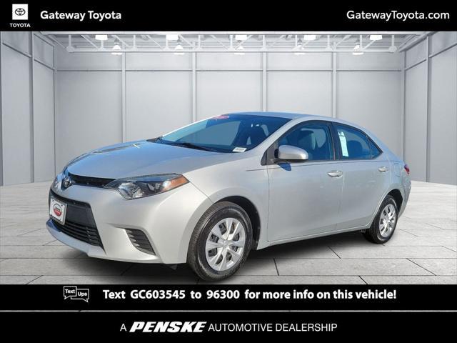 used 2016 Toyota Corolla car, priced at $15,000