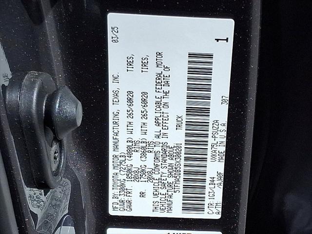 new 2025 Toyota Tundra car, priced at $71,984