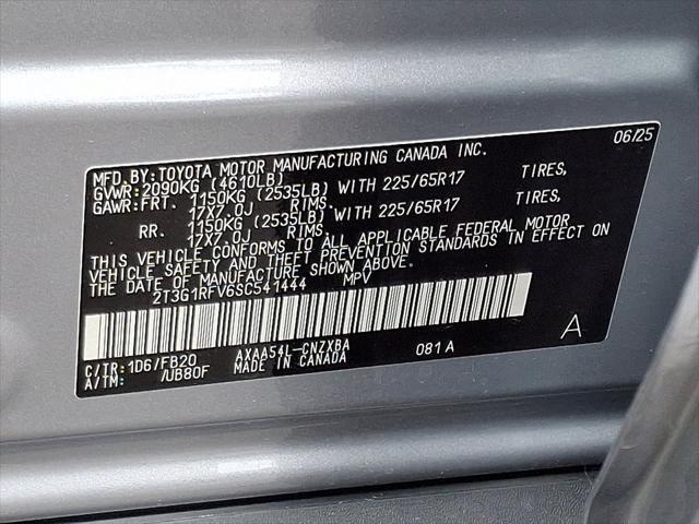 new 2025 Toyota RAV4 car, priced at $33,892