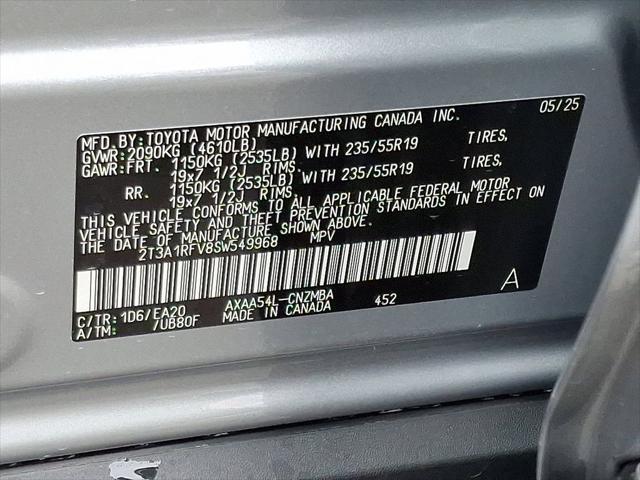 new 2025 Toyota RAV4 car, priced at $41,432