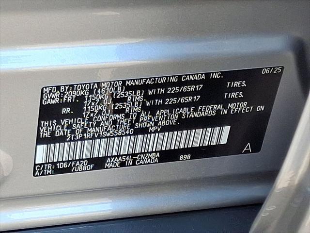 new 2025 Toyota RAV4 car, priced at $36,807