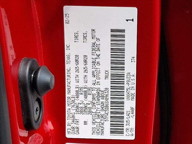 new 2025 Toyota Tundra Hybrid car, priced at $79,979