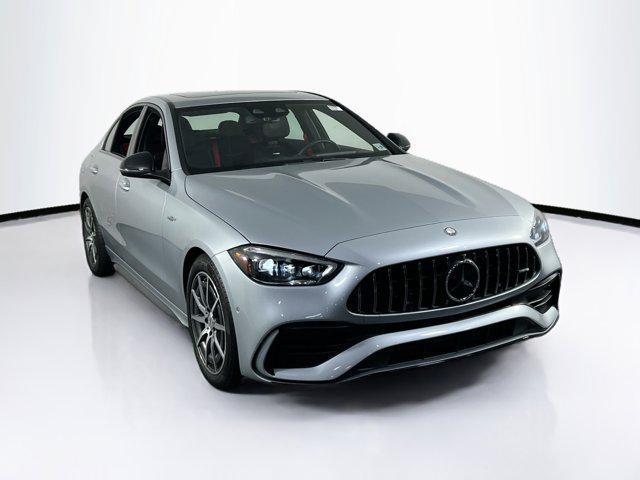 used 2024 Mercedes-Benz AMG C 43 car, priced at $58,691