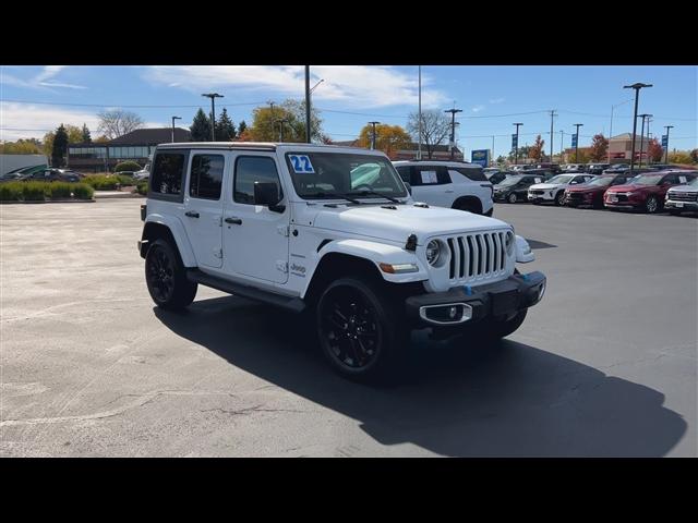 used 2022 Jeep Wrangler Unlimited 4xe car, priced at $33,670