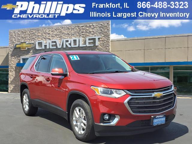 used 2021 Chevrolet Traverse car, priced at $27,068