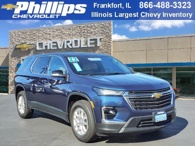used 2022 Chevrolet Traverse car, priced at $26,480