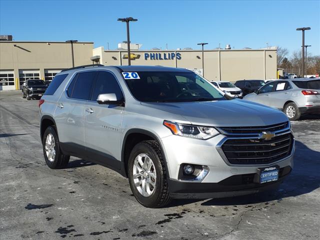 used 2020 Chevrolet Traverse car, priced at $22,449