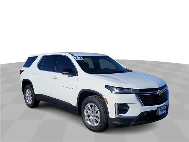 used 2022 Chevrolet Traverse car, priced at $27,358