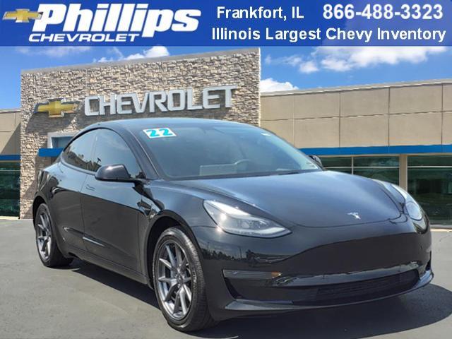 used 2022 Tesla Model 3 car, priced at $26,149