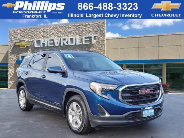 used 2021 GMC Terrain car, priced at $18,273