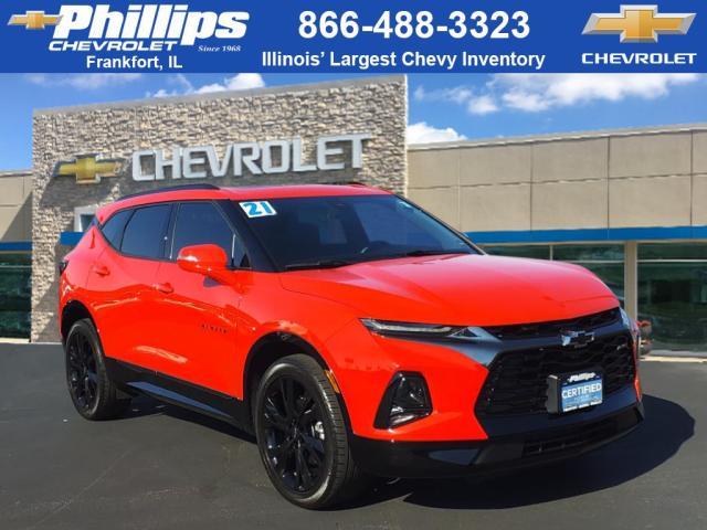 used 2021 Chevrolet Blazer car, priced at $33,917