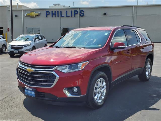 used 2021 Chevrolet Traverse car, priced at $30,439