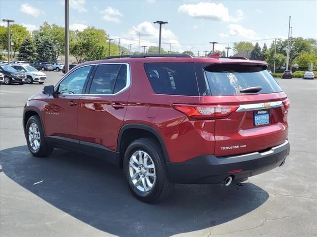 used 2021 Chevrolet Traverse car, priced at $30,439