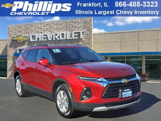 used 2021 Chevrolet Blazer car, priced at $24,332